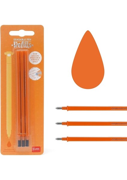 Silinebilir Refil Kalem Turuncu