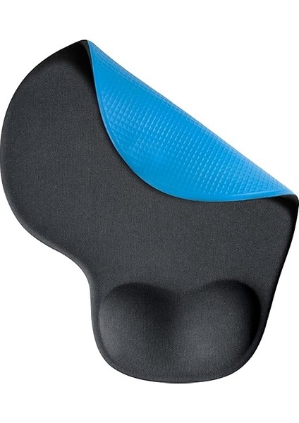 Ergonomik Bilek Destekli Mouse Pad – Kaymaz Taban, Yumuşak ve Konforlu Bilek Desteği, Uzun Süreli Kullanım Için Rahat Fare Altlığı, Siyah indirimleri