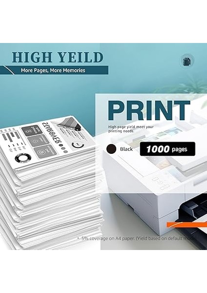 106A Hp 106A W1106A Toner Kartuşu Hp Lazer 107W 107A 107R Hp Lazer Mfp 135WG 135A 135R 135W 137FNW Için Uyumlu (1 Siyah, Çipli) modelleri