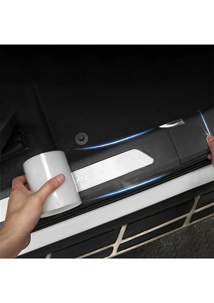 (10CMX5MT) Araç Kapı Eşik Kaput Çizik Önleyici Şeffaf Koruma Folyosu KRCNM523 fırsatları