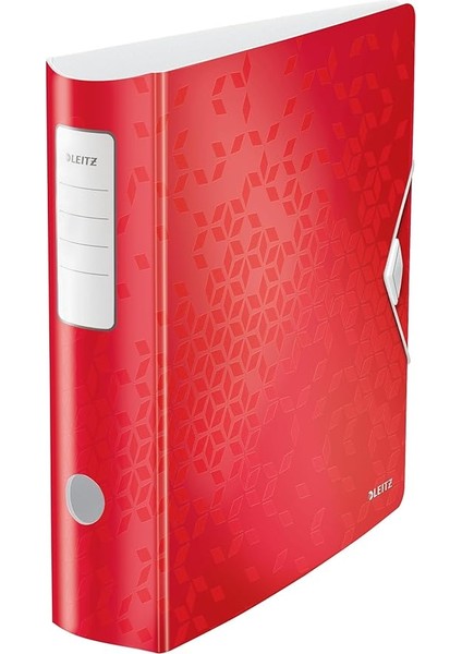 Wow Telli Dosya, Metalik Kırmızı, A4 Klasör, Kavisli Sırt, 82 mm Genişlik, Elastik Sabitleme, Hafif Poli Köpük Malzeme, 11060026