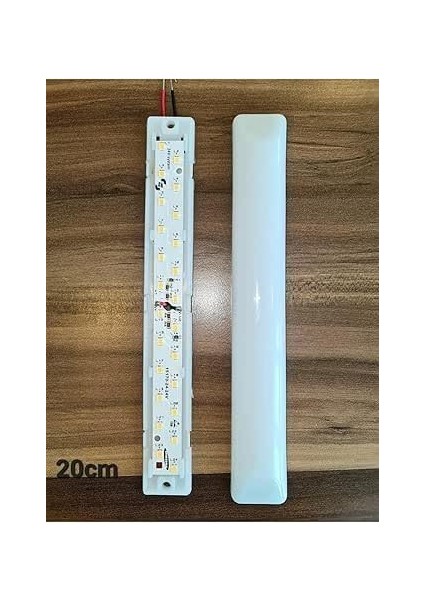 5 Li Paket 20 cm 12V Gün Işığı 3000K Düz Taban Dekoratif Tente & Pergola LED