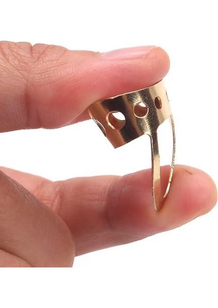 8 Adet Açık Tasarım Ayarlanabilir Paslanmaz Çelik Fingerpicks Akustik Gitar Banjo Finge Seçtikleri Yaylı Enstrüman Aksesuarı indirimleri