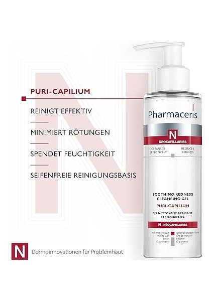 Irena Eris Pharmaceris Puri Capilium Soothing Rednees Cleansing Gel Temizleme Jeli (190 Ml) fırsatları