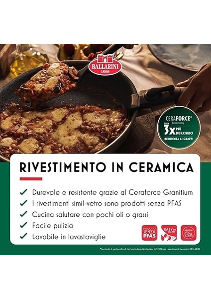 Torre Kızartma Tavası, 24 Cm, Seramik Kaplama, Indüksiyonlu Ocaklara Uygun, Çıkarılabilir Sap, Alüminyum fırsatları