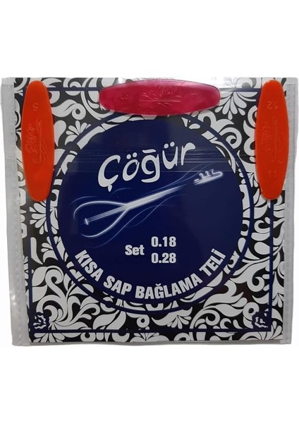 Kısa Sap Bağlama Saz 0.18 Tam Takım Tel + 3 Tezene