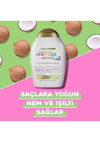 Yıpranma Karşıtı Coconut Miracle Oil Saç Bakım Kremi 385 ml indirimleri