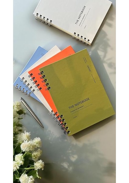 Tanıtım Spiralli 80 Yaprak Kareli A5 Defter, Not Defteri, Okul Defteri, 4 Farklı Renk Seçeneği (01 Light Grey) fırsatları