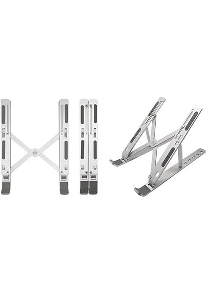 Plus ADS-AL05 Alüminyum Ayarlı Laptop Macbook Notebook Yükseltici Tutucu Stand indirimleri