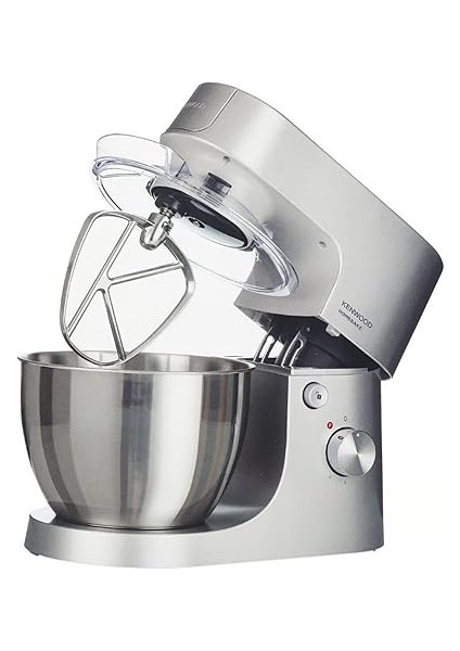 Homebake Mutfak Şefi KHH01.000SI - Stand Mikser, Hamur Yoğurma Makinesi, 1400 Watt, 5 Litre Paslanmaz Çelik Geniş Hazne, Sıçrama Önleyici Kapak, 3 Hazne Içi Aparat fırsatları