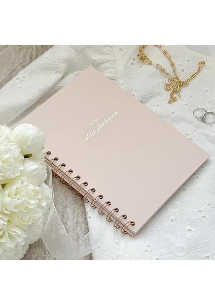 Modern Evlilik Planlayıcım - 112 Sayfa Çeyiz Defteri ve Düğün Planlayıcı - Söz Nişan Listesi
