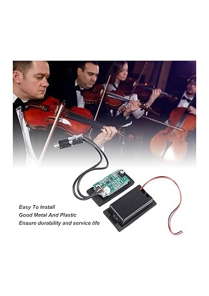 Keman Manyetik, Iyi Metal ve Plastik, Taşınabilir Keman Eq Ekolayzer Keman Yaylı Enstrüman Parçaları Için Kablolu Keman Sessiz Eq Pikap (B58 Alımı) indirimleri