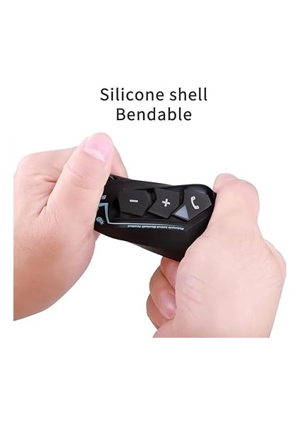 BT22 Intercom Motosiklet Kask Kulaklık Bluetooth 5.0 fırsatları