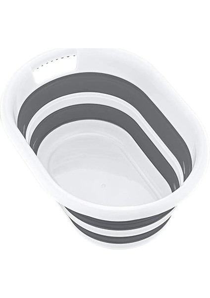 Katlanabilir Çamaşır Sepeti 27 Litre, Katlanabilir Oyuncak Sepeti, Plastik Çamaşır Sepeti, Katlanabilir Çamaşır Selesi | 27 Litrelik Hacmiyle Ideal Depolama Çözümü! fırsatları