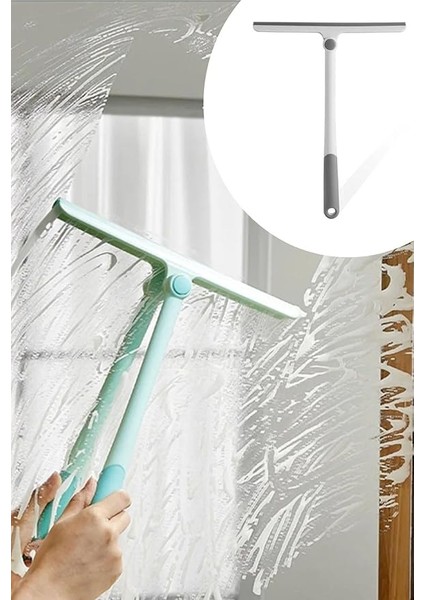 360 Derece Oynar Başlıklı Silikon Çekçek, Cam Silme Aparatı: Etkili Temizlik Için Esnek Tasarım