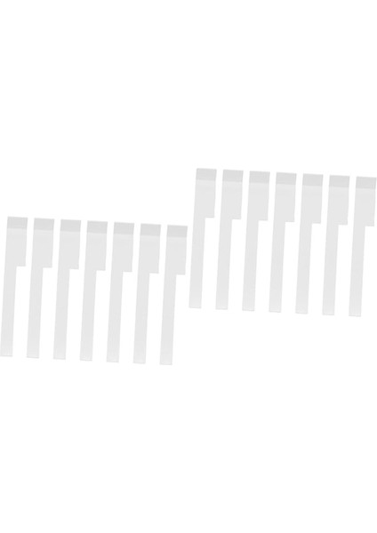 2 Takım Piyano Beyaz Tuş Kaplaması Çıkartma Piyano Anahtar Piyano Dik Piyano Anahtar Malzemeleri Piyano Anahtarı Değişimi Piyano Tuş Üstleri Yedek Beyaz Piyano Malzemeleri