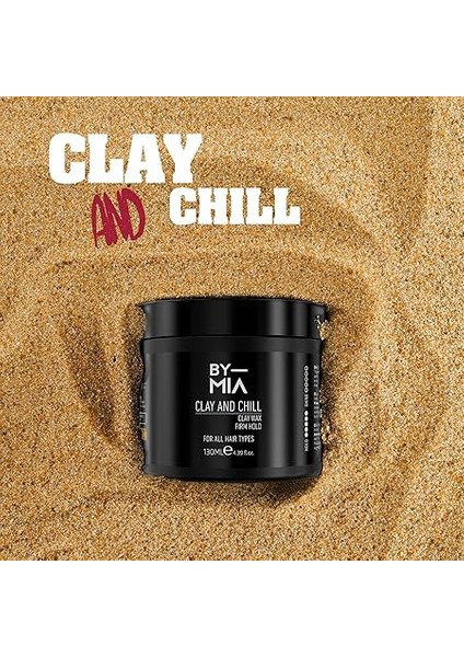 Mıa Clay And Chill, Doğal Mat Görünüm, Güçlü Tutuş, Erkekler ve Kadınlar Için Saç Vaksı 130 ml fırsatları
