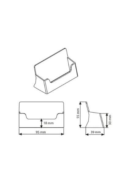 Buro Masaustu ve Ofis 110800048200 Dikey,şeffaf fiyatları