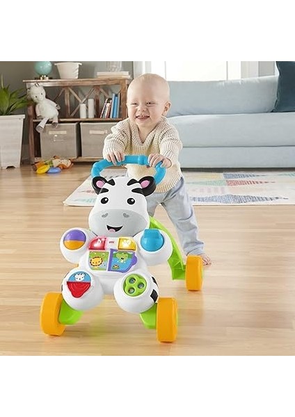 Melodili Zebra Yürüteç Fisher-Price Melodili Zebra Yürüteç, Yürümeye Teşvik Edici Işıklı ve Müzikli DLD80 DLD80 modelleri