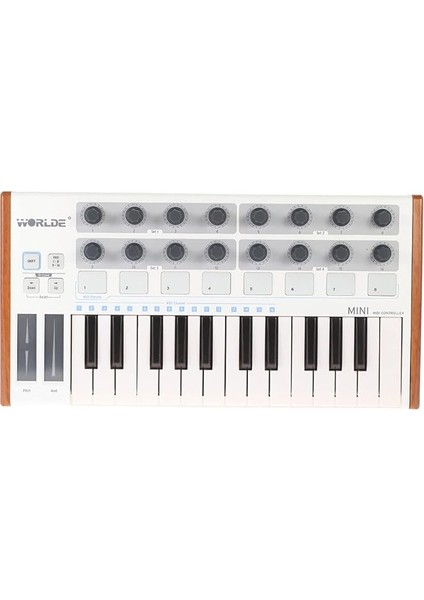 Taşınabilir Mini Profesyonel 25 Tuşlu USB Mıdı Davul Pedi ve Klavye Denetleyicisi fiyatları