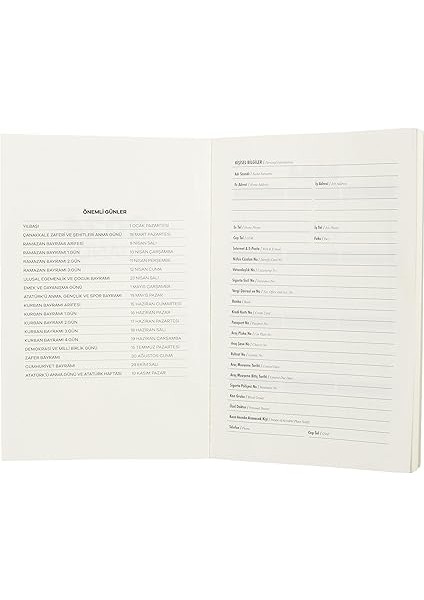 Kelebek 2024 Ajanda - Sarı Papatya modelleri