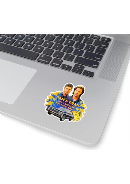 Major Selection Supernatural Dizisi Seri 1 Macbook Notebook Tablet Telefon Ajanda Laptop Defter Sticker Seti fiyatları
