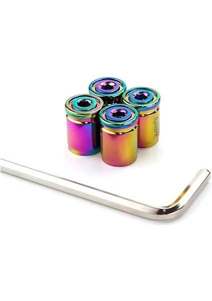 Gümüş Otomobil Araba Motosiklet 4'lü Sibop Kapak Seti (Renkli) fırsatları