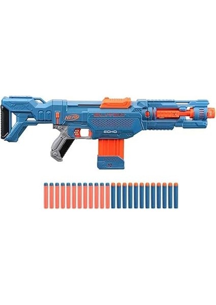 Elite 2.0 Echo Cs-10 Blaster - 24 Nerf Dart, 10-Dart Klip Dergisi, Çıkarılabilir Omuz Desteği ve Namlu Uzatma, 4 Taktik Ray, Hayal Kırıklığı Içermeyen Ambalaj modelleri