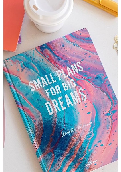 Color 17X24 Metalik Süresiz Planlayıcı Ajanda Deft Mavi