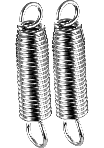 4 Davul Pedalı Yayı Çift ​​kanca Germe Yayı Tek Kick Davul Pedalı Parçası Bas Pedalı Yayları Ters Kick Pedalı Dw Pedal Tahtası Paslanmaz Çelik Yay Vurmalı Yay Silver