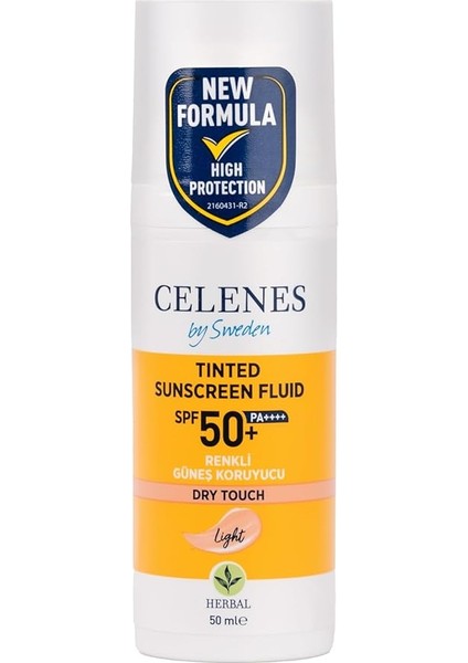 Herbal Renkli Güneş Koruyucu Dry Touch Light 50 Spf
