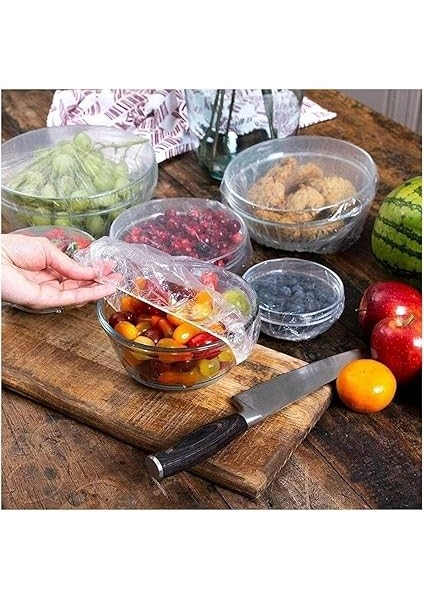 Home 100 Adet Tencere,tabak Bonesi,tek Kullanımlık Dayanıklı Lastikli Poşet,tabak ve Tencereler Için Koruyucu Kapak indirimleri