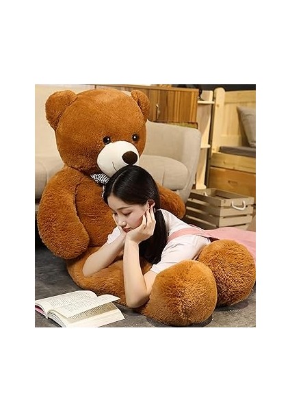 Özel Hediye - 140 cm Papyonlu Peluş Ayıcık. 140CMAYI (Kahverengi) modelleri