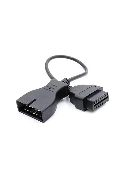Gm 12 Pin Obd2 Uzatma Kablosu Obd-Obd2 16 Pin Konnektör Adaptörü Arıza Tespit Cihazı Ara Kablo fırsatları