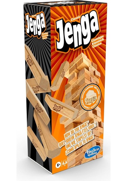Gaming Jenga Classic, 6 Yaşından Itibaren Reaksiyon Hızını Artıran Çocuk Oyunu