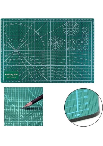 Kesme Matı Cutting Mat Kesim Altlığı A4 Ebatında 30 cm x 21 Cm, Standart fiyatları