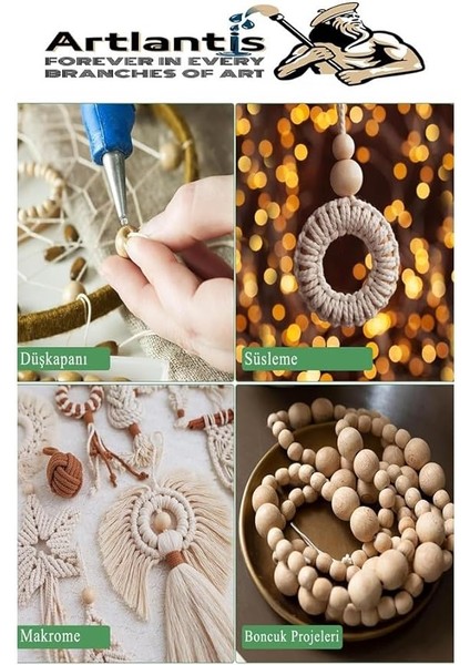 Ahşap Boncuk 26MM 20 Li 1 Paket Renkli Ahşap Boyalı Yuvarlak Doğal Boncuklar Saç Takı Tasarım Ektinlik Kreş Okul indirimleri