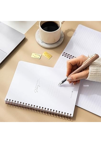 Spiralli Karton Kapak 2’li Set Çizgili Okul Defteri 80 Yaprak, Ders Programlı Çilek fırsatları