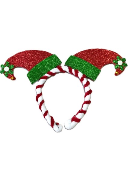 Yılbaşı ve Noel Temalı Şık 5'li Dekoratif Taç Seti, Kutlama Atmosferinizi Güzelleştirir