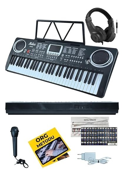 PS-1500BK-H Başlangıç Için 61 Tuşlu Org Kulaklık Notalık ve Adaptörlü (100 Ses 100 Ritim) fiyatları