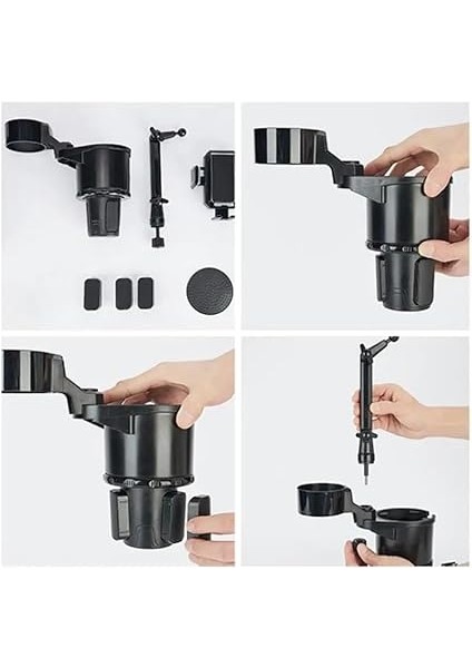 Araç Içi Telefon Tutucu ve Çift Bardak Tutuculu Büyük Boy 40 cm Yükseklik Kullanımı Kolay ve Pratik Fonksiyonel Telefon Tutucu SB-3066S fiyatları