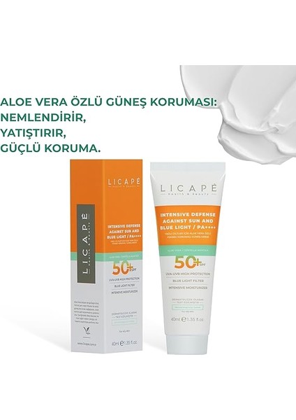 Yağlı Ciltler Için Aloe Vera Özlü Yüksek Korumalı Güneş Kremi 40ML fiyatları