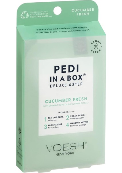 Pedi In A Box Deluxe 4 Adımlı Pedikür Seti Salatalik