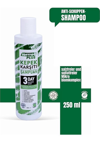 Plus Tuzsuz & Sülfatsız Kepek Karşıtı Onarıcı Şampuanı 250 /ml. ECZANE100 fiyatları