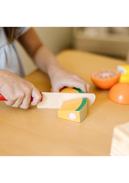 & Doug Ahşap Kes Oyna Meyveler indirimleri