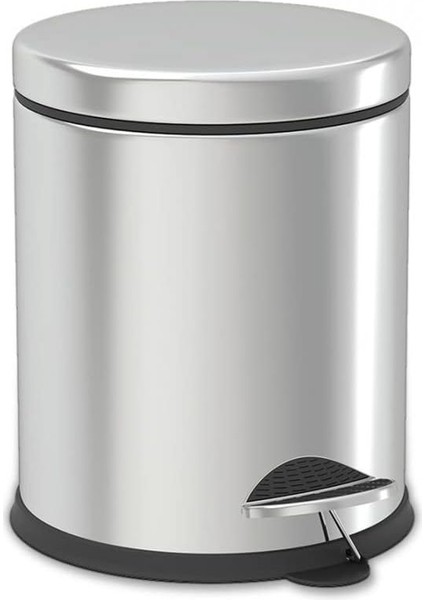 Banyo Krom 3 Lt Micro Pedallı Çöp Kovası