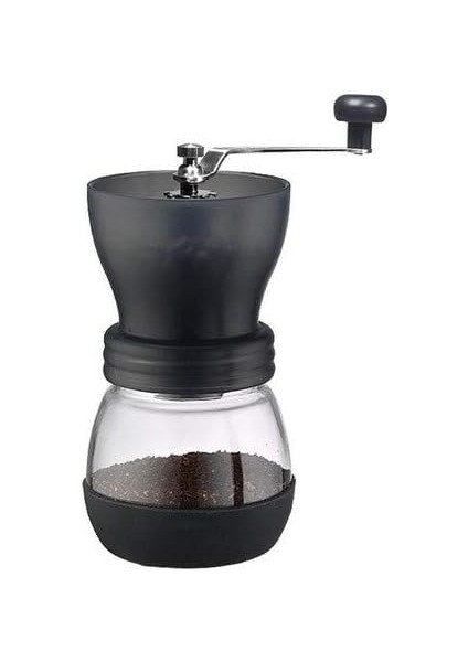 Cam Kahve Değirmeni Öğütücü 2 Hazneli Filtre Kahve