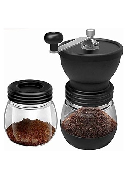 Cam Kahve Değirmeni Öğütücü 2 Hazneli Filtre Kahve fiyatları