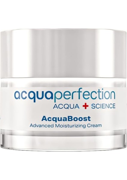Perfection Acquaboost Yoğun Nemlendirici & Uva-Uvb Güneş Koruma Spf 30, Besleyici, Yenileyici, Nemlendirici Yüz Kremi 50ML, Tüm Ciltler Için