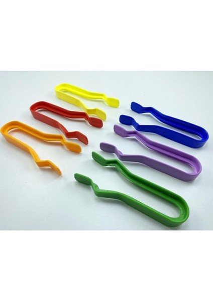 Aktarma Cımbızı Plastik Maşa Aktarma Seti Cımbızı (5 Adet)